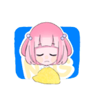 ハーフツインテールの女の子（個別スタンプ：19）