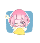 ハーフツインテールの女の子（個別スタンプ：22）