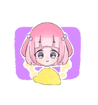 ハーフツインテールの女の子（個別スタンプ：23）