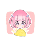 ハーフツインテールの女の子（個別スタンプ：25）