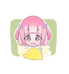 ハーフツインテールの女の子（個別スタンプ：26）