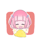 ハーフツインテールの女の子（個別スタンプ：28）