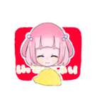 ハーフツインテールの女の子（個別スタンプ：31）