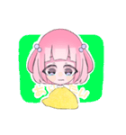 ハーフツインテールの女の子（個別スタンプ：32）