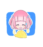 ハーフツインテールの女の子（個別スタンプ：34）