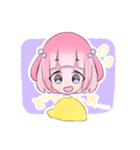 ハーフツインテールの女の子（個別スタンプ：35）