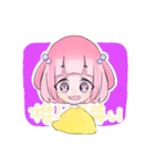 ハーフツインテールの女の子（個別スタンプ：36）