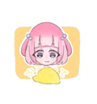 ハーフツインテールの女の子（個別スタンプ：37）