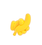 超エネルギー小黄色の手（個別スタンプ：2）