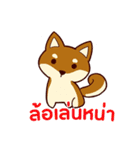 犬 : 今日の若者言葉 タイ語（個別スタンプ：25）