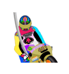 Moto Race Rainbow-colored Riders 461 @06（個別スタンプ：5）