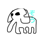 ヘッタクソな絵に思うかは（個別スタンプ：3）