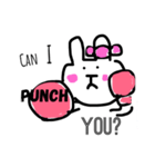 キックボクシング うさ（個別スタンプ：3）