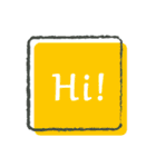 大人女子のシンプル英語スタンプ（個別スタンプ：10）