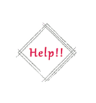 大人女子のシンプル英語スタンプ（個別スタンプ：34）
