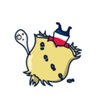 Big＆Small eyes Girl（個別スタンプ：29）
