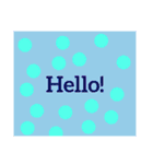 使いやすい英語（個別スタンプ：1）