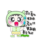 >>My name is Mori. ^^！（個別スタンプ：11）