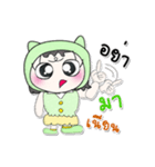 >>My name is Mori. ^^！（個別スタンプ：19）