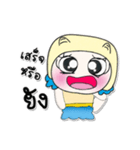 >>My name is Mari. ^^！（個別スタンプ：34）