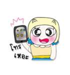 >>My name is Mari. ^^！（個別スタンプ：36）