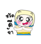 >>My name is Mari. ^^！（個別スタンプ：37）