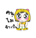 >>My name is Jaidee. ！（個別スタンプ：3）