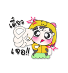 >>My name is Jaidee. ！（個別スタンプ：9）