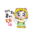 >>My name is Jaidee. ！（個別スタンプ：14）