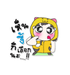 >>My name is Jaidee. ！（個別スタンプ：16）