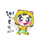 >>My name is Jaidee. ！（個別スタンプ：25）