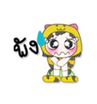 >>My name is Jaidee. ！（個別スタンプ：26）