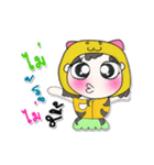 >>My name is Jaidee. ！（個別スタンプ：27）