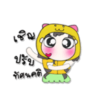 >>My name is Jaidee. ！（個別スタンプ：28）