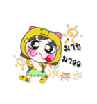 >>My name is Jaidee. ！（個別スタンプ：35）