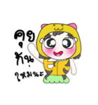 >>My name is Jaidee. ！（個別スタンプ：38）