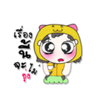 >>My name is Jaidee. ！（個別スタンプ：40）