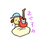 犬好きギタリストのためのスタンプ（個別スタンプ：9）
