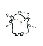 白黒でももぐらです（個別スタンプ：6）