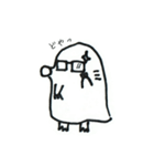 白黒でももぐらです（個別スタンプ：7）