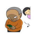 Super taiwan woman and old nojob husband（個別スタンプ：6）