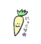 ゆるいやさいたち（個別スタンプ：6）