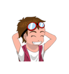 Rou the Cool Girl（個別スタンプ：6）
