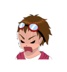 Rou the Cool Girl（個別スタンプ：9）