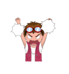 Rou the Cool Girl（個別スタンプ：12）