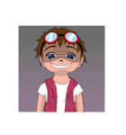 Rou the Cool Girl（個別スタンプ：27）