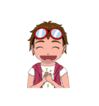 Rou the Cool Girl（個別スタンプ：34）