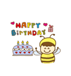 Sweet bee boy（個別スタンプ：14）