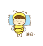 Sweet bee boy（個別スタンプ：17）