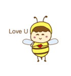Sweet bee boy（個別スタンプ：28）